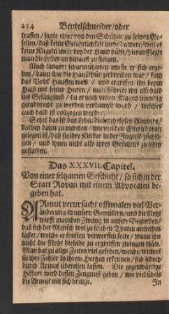 Das XXXVII. Capitel.