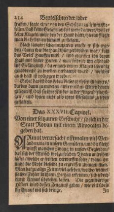 Das XXXVII. Capitel.