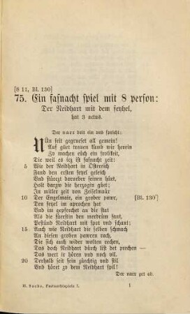 Sämmtliche Fastnachtsspiele : in chronologischer Ordnung nach den Originalen, 7. Elf Fastnachtspiele aus den Jahren 1557 bis 1560