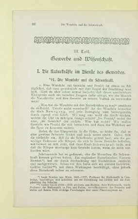 III. Teil. Die Naturkräfte im Dienste des Gewerbes