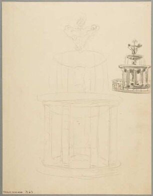 Entwurf für einen Brunnen