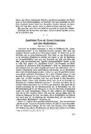 Handliches Tun als Unterrichtsprinzip auf allen Klassenstufen