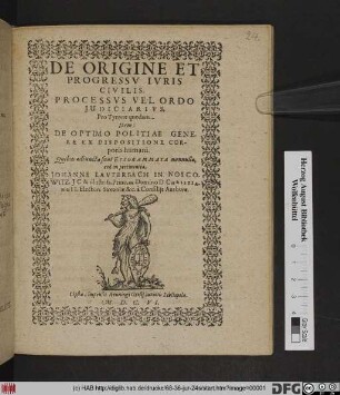 De Origine Et Progressu Iuris Civilis