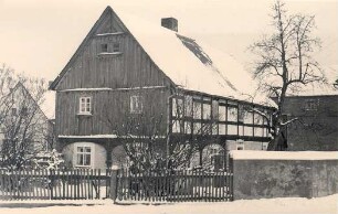 Wohnhaus in Radibor : Bauwesen - Exterieur. Ort: Radwor / Radibor. Fachwerkhaus, mit Holz verschalt. 1961 abgerissen.