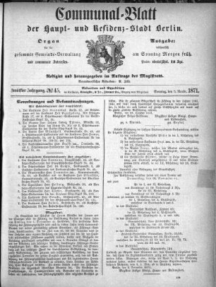 1871,45: No. 45, 5. November 1871