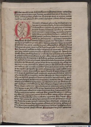Lumen animae : mit Tabula und Vorrede von Matthias Farinator. [1-2]