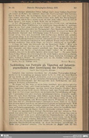 Nachbildung von Portraits als Vignetten auf Industriegegenständen ohne Einwilligung des Portraitirten