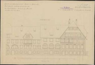 Lungenheilanstalt Marzell der Landesversicherungsanstalt Baden; gef. von Architekt E. Schweickhardt; Südostfassade