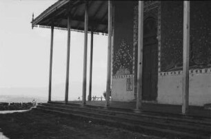 Wandelgang einer Kirche : Wandelgang der koptischen Kirche von Addis Abeba.