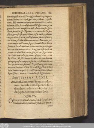 Schediasma CLXII.