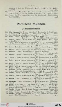 Römische Münzen (Nr. 128-254)
