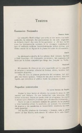 Pequeños comentarios
