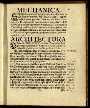 Architectura.