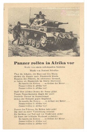 Panzer rollen in Afrika vor