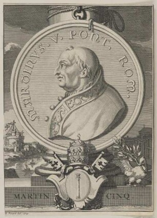 Bildnis des Papst Martinvs V.