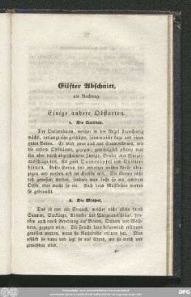 1. Die Quitten.