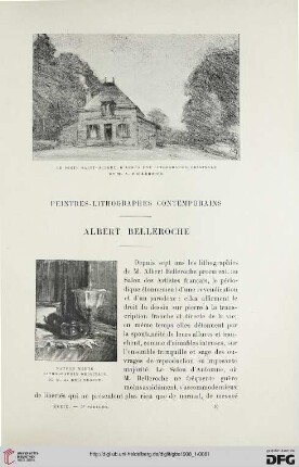 3. Pér. 39.1908: Albert Belleroche : peintres-lithographes contemporains