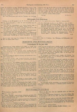 Zeitschriftenschau
