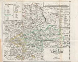Die preussische Provinz Sachsen entworfen und gezeichnet von Dr. F. W. Streit