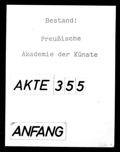 Große Akademische Kunstausstellung 1888 | Digitalisierung: Archiv der Akademie der Künste