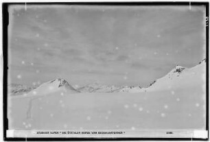 Stubaier Alpen. Die Ötztaler Berge vom Gaiskarferner
