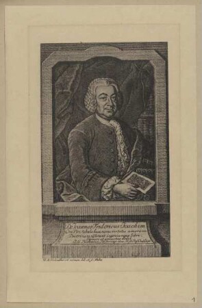 Bildnis des Joannes Fridericus Joachim