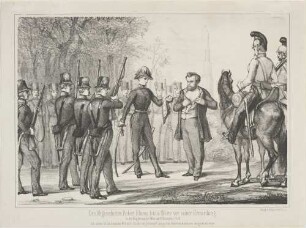 Des Abgeordneten Blums letzte Worte vor seiner Ermordung/ in der Brigittenau bei Wien am 9 November 1848.