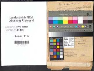 Entnazifizierung Fritz Heuser , geb. 10.03.1902 (Bauunternehmer)
