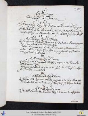 Les histoires des roys de France.