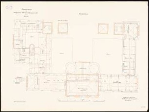 Oberverwaltungsgericht, Berlin-Charlottenburg: Grundriss Dachgeschoss 1:100