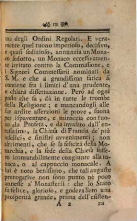 Autorità legittima de'Vescovi e de'Sovrani, per procedere alla Riforma de'Regolari, senza vi concorra l'autorità del Papa