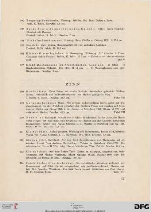 Zinn (Nr. 198-277)