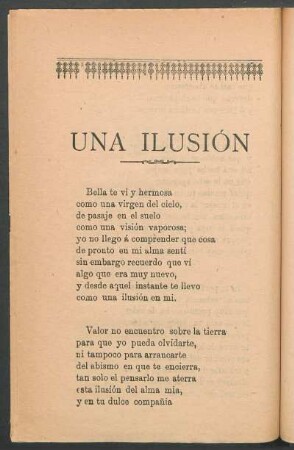 Una ilusión