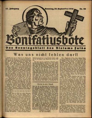 Ausgabe vom Sonntag, den 20. September 1936.