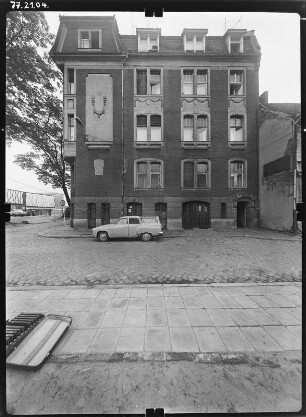 Cottbus-Mitte, Klosterstraße. Wohnhaus. Straßenfront
