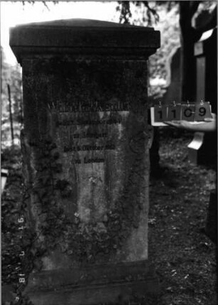 Grabstein 1109 [Hahn S. 122 Grab-Nr. 1577]