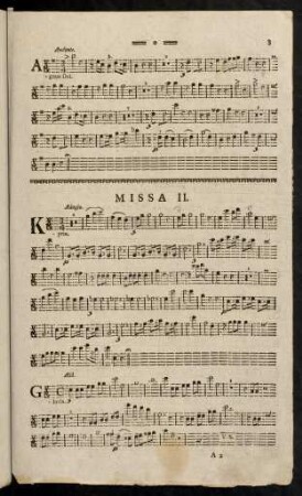 3-5, Missa II.