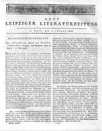 1808-01-27 : 12. Stück