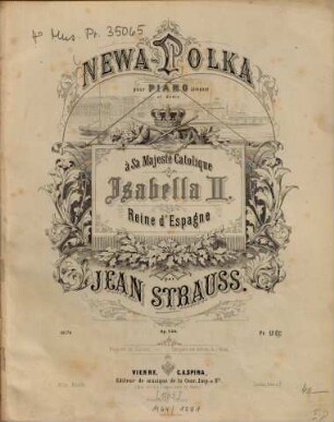 Newa-Polka : pour piano ; op. 288