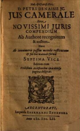 Ius camerale