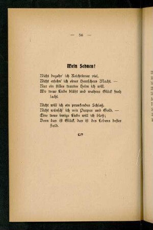 56, Mein Sehnen!