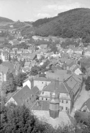 Lindenfels: Blick von der Burg auf Lindenfels