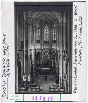 Avioth: Pfarrkirche Notre-Dame, Mittelschiff und Chor