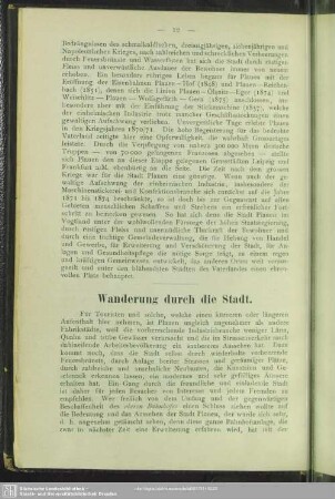 Wanderung durch die Stadt