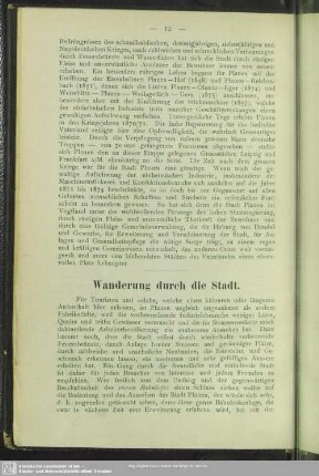 Wanderung durch die Stadt