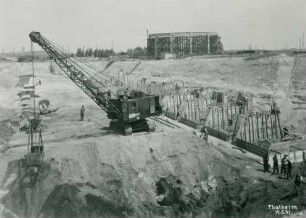 Kraftwerk Thalheim bei Bitterfeld, Deutschland, 1940