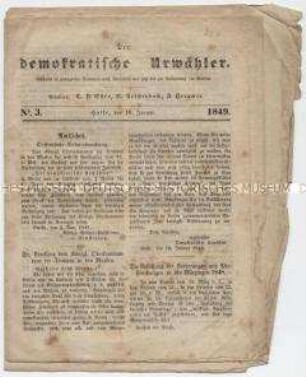 Der Demokratische Urwähler mit Beilage