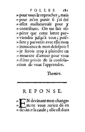 Reponse