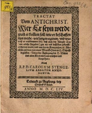Tractat vom Antichrist