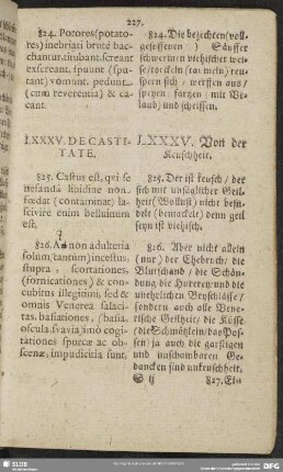 LXXXV. De Castitate